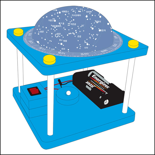 뉴 사계절 별자리와 태양계 행성 투영기 만들기(1인용/5인용)