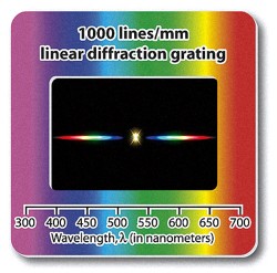 회절격자슬라이드(단일)-1000Line/mm